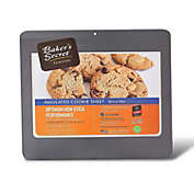 Baker&#39;s Secret Non-stick Insulated Cookie Sheet 16.5"x14.4" Dark Gray Essentials Line Carbon Steel