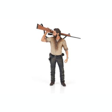 The Walking Dead Rick Grimes Deluxe Poseable Figure The Walking Dead Official Collectible Figure Measures 10 Inches Tall. View a larger version of this product image.