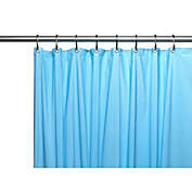 Carnation Home Fashions Hotel Collection, 8 Gauge Vinyl Shower Curtain Liner with Weighted Magnets and Metal Grommets - Light Blue 72" x 72"