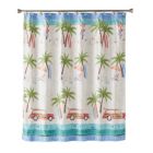 Alternate image 2 for Saturday Knight Ltd Paradise Beach Life Fun Fabric Bath Shower Curtain - 70" x 72", Multi