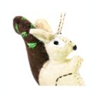 Alternate image 3 for Global Crafts Squirrel Handmade Felt Ornaments, Set of 2