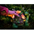 Alternate image 2 for Vp Home Luminous Floral Turtle Solar Powered Led Outdoor Decor Garden Light