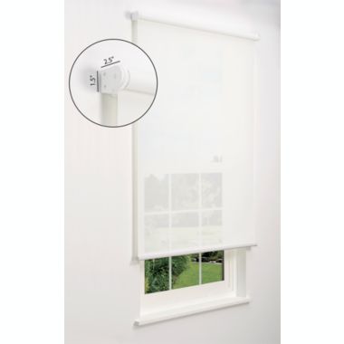 Linen Avenue Cordless 5% Solar Screen Standard Roller Shade White 31 W x 66 H. View a larger version of this product image.
