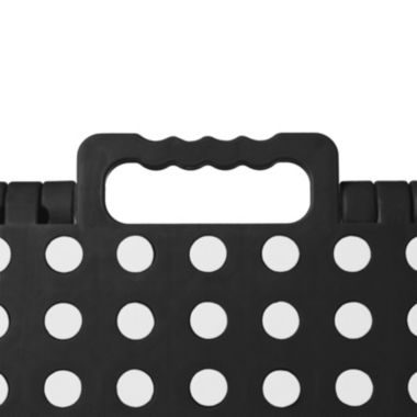 Casafield 9" Folding Step Stool with Handle - Portable Collapsible Small Plastic Foot Stool for Kids and Adults - Use in the Kitchen, Bathroom and Bedroom. View a larger version of this product image.