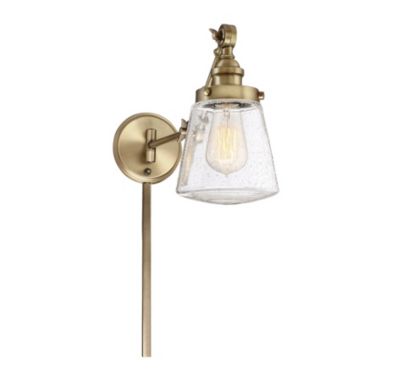Trade Winds Lighting 1-Light Wall Sconce In Natural Brass - TW110025-NB