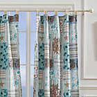Alternate image 1 for Greenland Home Fashion Key West Decorative With 3" Rod For Hanging Window Curtains - Seafoam 84x84"