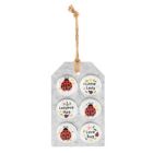 Alternate image 1 for Ganz Ladybug and Text White Magnets 6 Piece Set