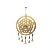 Global Crafts Handcrafted Celtic Chime, Recycled Iron and Glass Beads