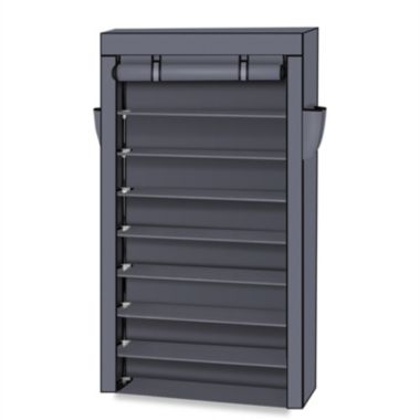 Inq Boutique 10 Tiers Shoe Rack with Dustproof Cover Closet Shoe Storage Cabinet Organizer RT. View a larger version of this product image.