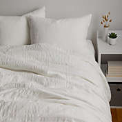 Dormify Bailey Textured Stripe Duvet Cover and Sham Set - Full/Queen