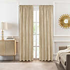Alternate image 0 for Kate Aurora Lux Living 2 Pack Chenille Rod Pocket Window Curtain Panels - 84 in. Long - Taupe/Linen