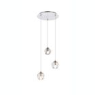 Alternate image 0 for Elegant Lighting Luxurious Eren Adjustable Hanging 3 Lights Pendant for Living Room, Kitchen, Bedroom & Hallway, Chrome