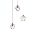 Alternate image 2 for Elegant Lighting Luxurious Eren Adjustable Hanging 3 Lights Pendant for Living Room, Kitchen, Bedroom & Hallway, Chrome