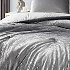 Alternate image 1 for Byourbed Ombre Velvet Crush Coma Inducer Oversized Comforter - King - Light Gray/Dark Gray