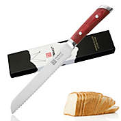Jackbaggio 8inch Bread Knife German 1.4116 Stainless Steel Chef Kitchen Cutlery Cake Knife