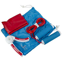 Avon 4-Piece Red, White, and Blue Workout Travel Set 46.5