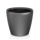 Alternate image 0 for Lechuza USA 11" Glossy Black Round Classico Planter with Water Reservoir