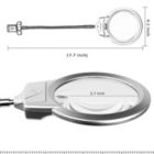 Alternate image 3 for Horizon 2.25X 5X Flexible Magnifying Lamp Lighted Desk