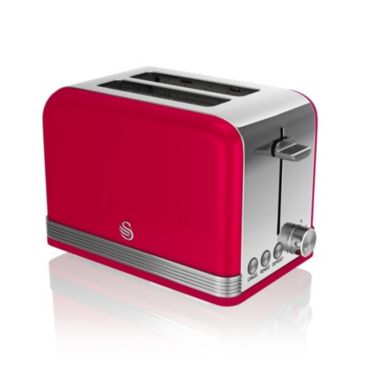 Swan 2 Slice Retro Toaster Red. View a larger version of this product image.