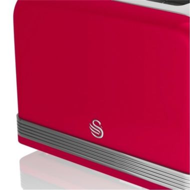 Swan 2 Slice Retro Toaster Red. View a larger version of this product image.