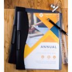 Alternate image 1 for Juvale Report Covers with Swing Clip, File Folder for Classrooms (9 x 11.41 In, 10 Pack)