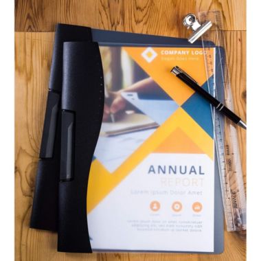 Juvale Report Covers with Swing Clip, File Folder for Classrooms (9 x 11.41 In, 10 Pack). View a larger version of this product image.