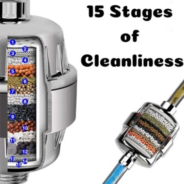 Aqua Parker Pros 15 Stages Revitalizing Showerhead Filter. View a larger version of this product image.