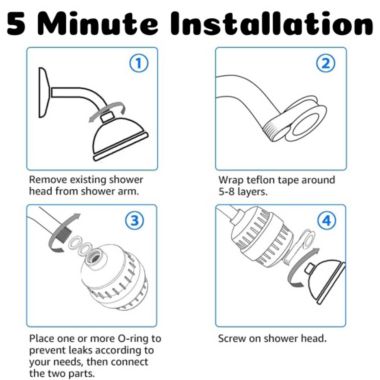 Aqua Parker Pros 15 Stages Revitalizing Showerhead Filter. View a larger version of this product image.