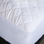 100% Cotton Quilted Mattress Pad with Full Elastic Pockets - Cal King   BOKSER HOME