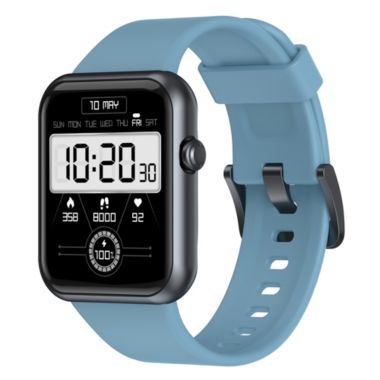 Letsfit 1.55 Inch LCD Color Screen Smartwatch Heart Rate Monitor & Blood Oxygen Saturation Fitness Tracker for Android and iOS Phones IW2-Light Blue. View a larger version of this product image.