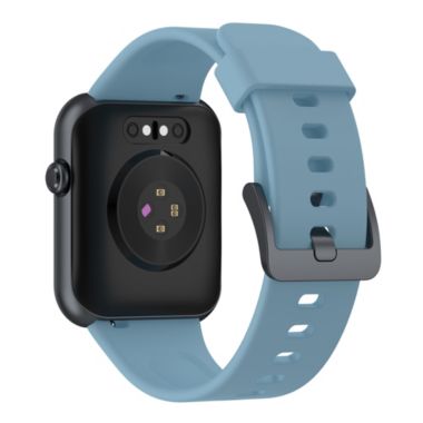 Letsfit 1.55 Inch LCD Color Screen Smartwatch Heart Rate Monitor & Blood Oxygen Saturation  Fitness Tracker for Android and iOS Phones IW2-Light Blue. View a larger version of this product image.