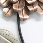 Alternate image 3 for HomeRoots Home Decor Romantic Flower Stem Metal Wall Decor - 321230