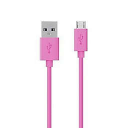 Colour Burst - Charge & Sync Micro USB-C Cable Pink
