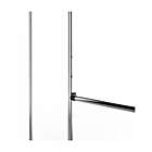 Alternate image 3 for Proman Products Modern Adjustable Garment Rack Chrome Finish With Casters