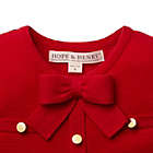 Alternate image 3 for Hope & Henry Girls&#39; Milano Drop Waist Sweater Dress (Red, 3-6 Months)