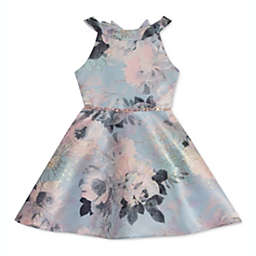 Rare Editions Toddler Girl's Floral Jacquard Dress Lavander Size 2T