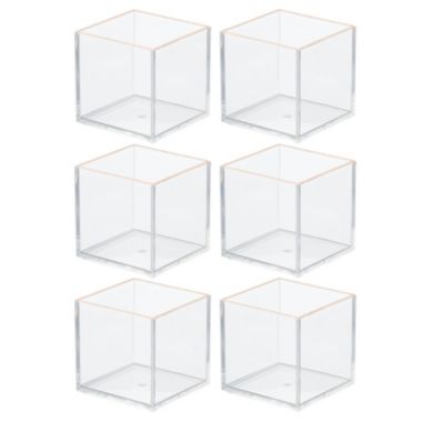 mDesign Plastic Makeup Vanity Drawer Organizer Tray, 6 Pack. View a larger version of this product image.