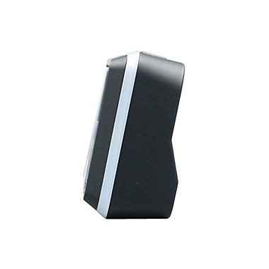 Seiko 3" Ena Bedside Alarm, Black. View a larger version of this product image.