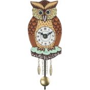 Alexander Taron 4.5" Battery-Operated Mini Owl Cuckoo Wall Clock