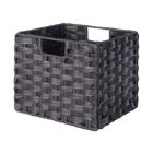 Alternate image 1 for Winsome Wood Melanie 2-Pc Woven Fiber Basket Set, Foldable, Chocolate