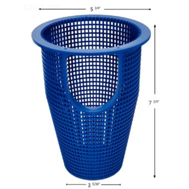 The Pool Supply Shop 8" Blue Whisperflo Strainer Basket. View a larger version of this product image.