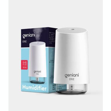 Geniani Portable USB Humidifier Erie 250ml White. View a larger version of this product image.