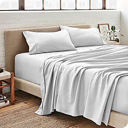 Bare Home Sheet Set - Premium 1800 Ultra-Soft Microfiber Sheets - Double Brushed - Hypoallergenic - Wrinkle Resistant (White, King)