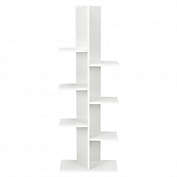 Costway Open Concept Plant Display Shelf Rack Storage Holder-White