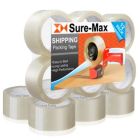 Alternate image 0 for Sure-Max Premium Carton Packing Tape 2.0 mil 165 Feet (55 yards) - Clear