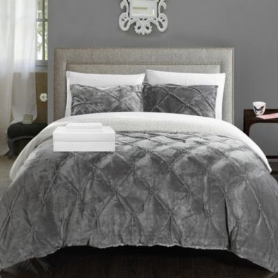 Pinch Pleat Comforter | Bed Bath & Beyond