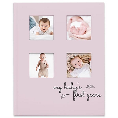 KeaBabies Baby Memory Book First 5 Years Journal, Modern Minimalist Hardcover 66 Pages Baby Book, Baby Scrapbook (Mist Pink). View a larger version of this product image.