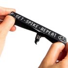 Alternate image 2 for Blue Panda Volleyball Hair Ties, Bracelets, Elastics 'Bump - Set - Spike - Repeat' (50 Pack)