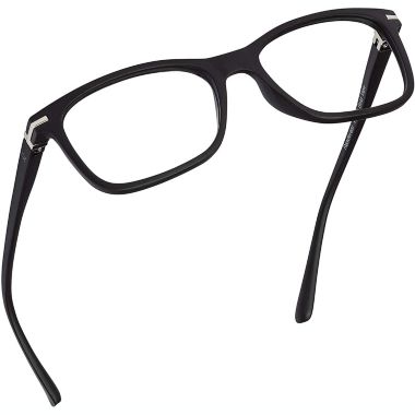 Blue-Light-Blocking-Reading-Glasses-Black-0-75-Magnification-Computer-Glasses. View a larger version of this product image.