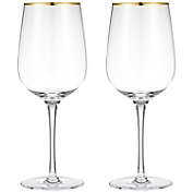 Berkware Glasses - Luxurious and Elegant Long Stem Red Wine Glass - Set of 4